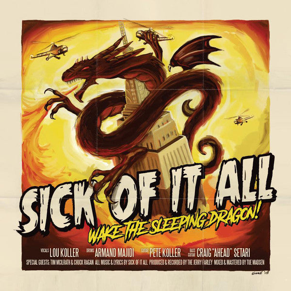 SICK OF IT ALL "Wake The Sleeping Dragon" LP