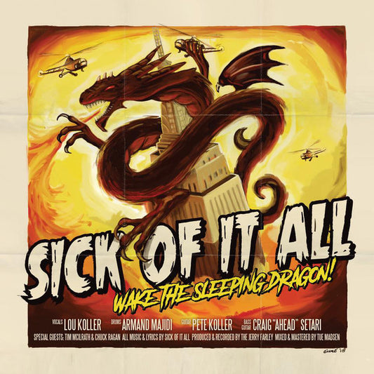 SICK OF IT ALL "Wake The Sleeping Dragon" LP