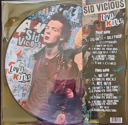 SID VICIOUS "Love Kills" LP (Pic Disc)