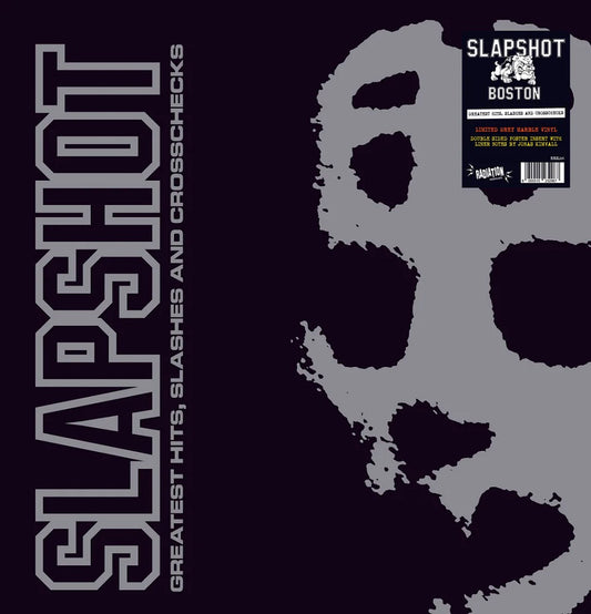 SLAPSHOT "Greatest Hits, Slashes and Crosschecks" LP (Grey Vinyl)