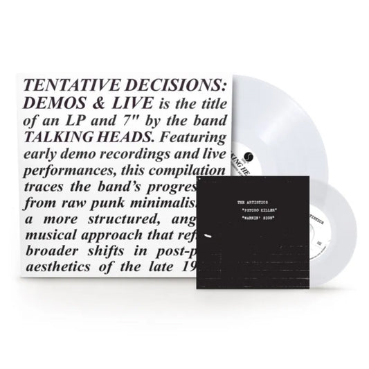 TALKING HEADS "Tentative Decisions: Demos and Live" LP+7" (BF/RSD)