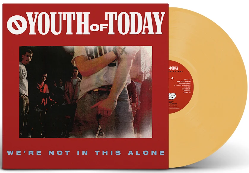 YOUTH OF TODAY "We're Not in This Alone" LP (Yellow)